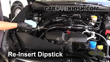 Oil & Filter Change Subaru XV Crosstrek (2013-2019) - 2014 Subaru XV